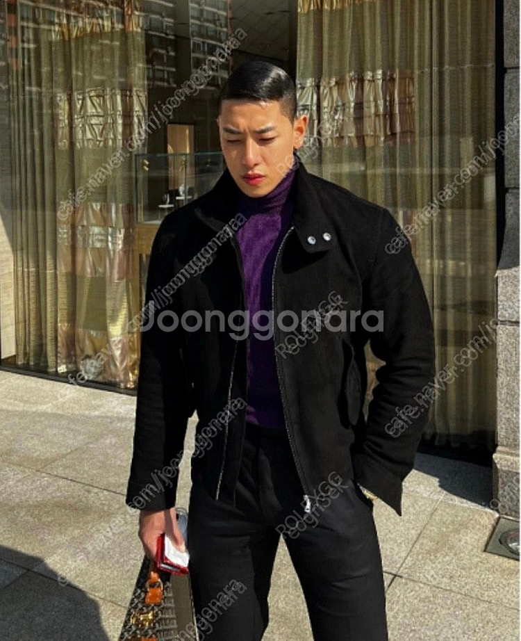 (구매)볼란테 스웨이드 해링턴 자켓 1사이즈--0