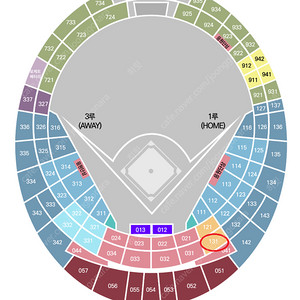 6/22 롯데 vs 삼성 1루 응원탁자석 2연석
