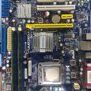 구형 메인보드+cpu+램 팝니다 (부품용)