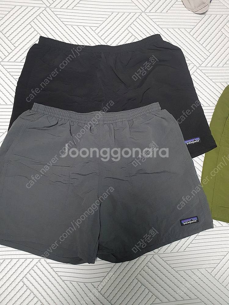파타고니아 배기스 5인치 블랙, 그레이 7인치 그린 M...--1