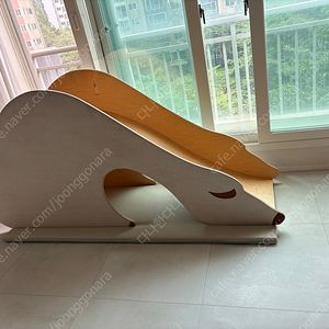 자작나무 원목 미끄럼틀