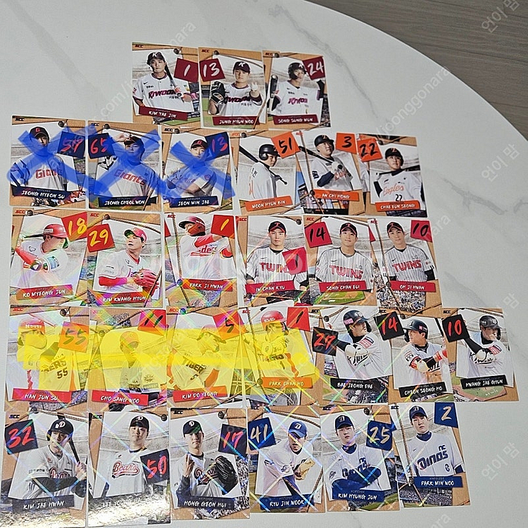 2025 kbo 크보 카드 판매 교환(삼성)--2