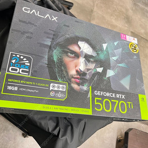 [미개봉] 갤럭시 GALAX RTX 5070 Ti BLACK OC 16GB 팝니다