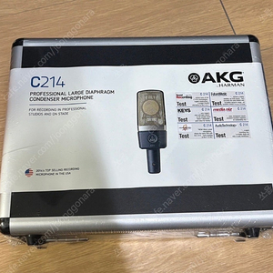 akg c214 콘덴서 마이크