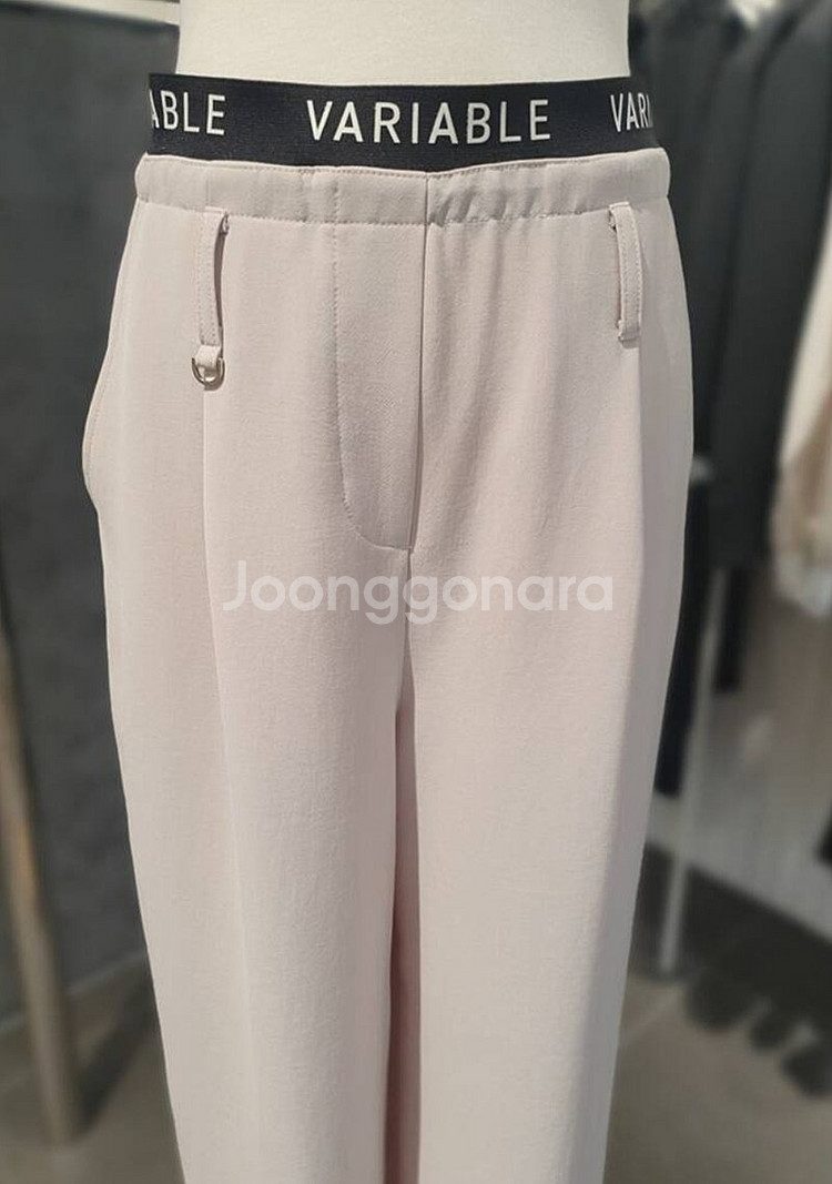 [새상품]보브(VOV) 레터링 밴딩 쿨 와이드팬츠--2