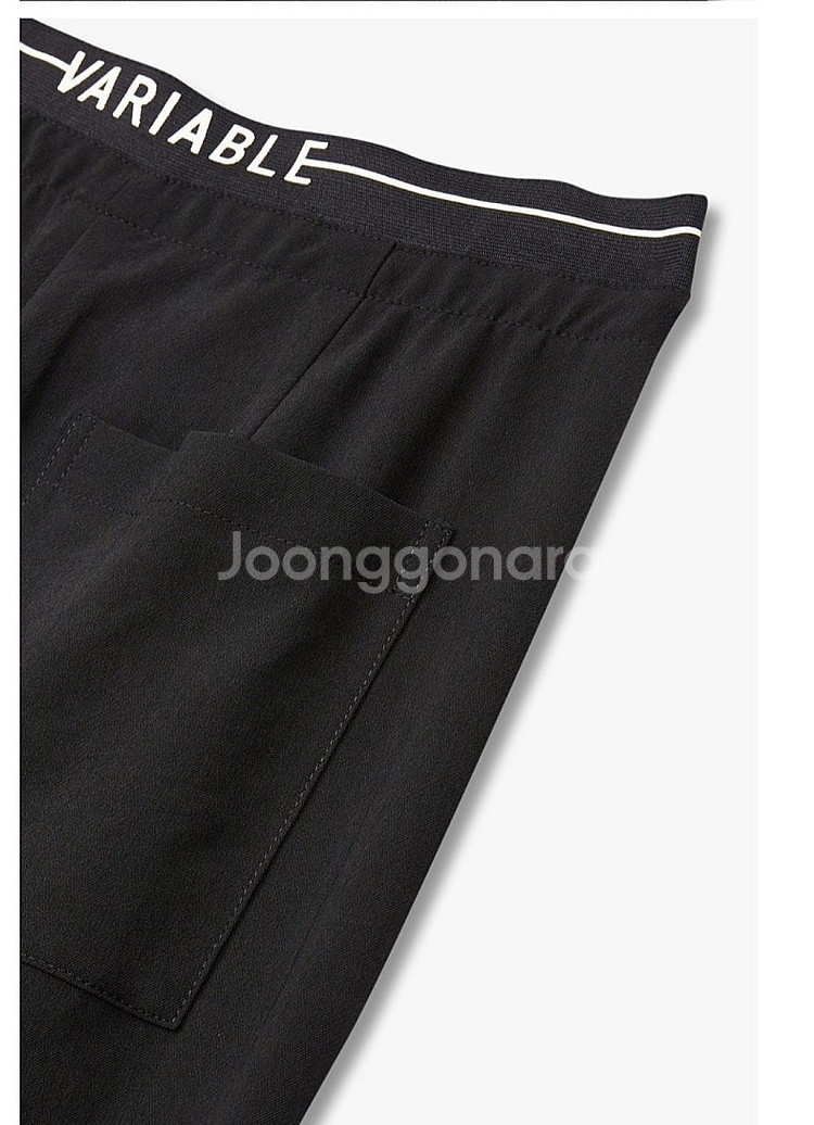 [새상품]보브(VOV) 레터링 밴딩 쿨 와이드팬츠--8
