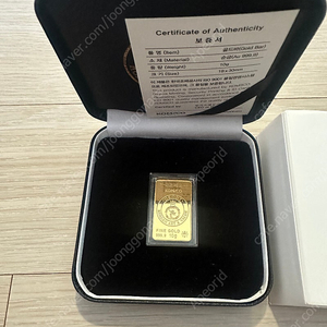 조폐공사 오롯 골드바 10g