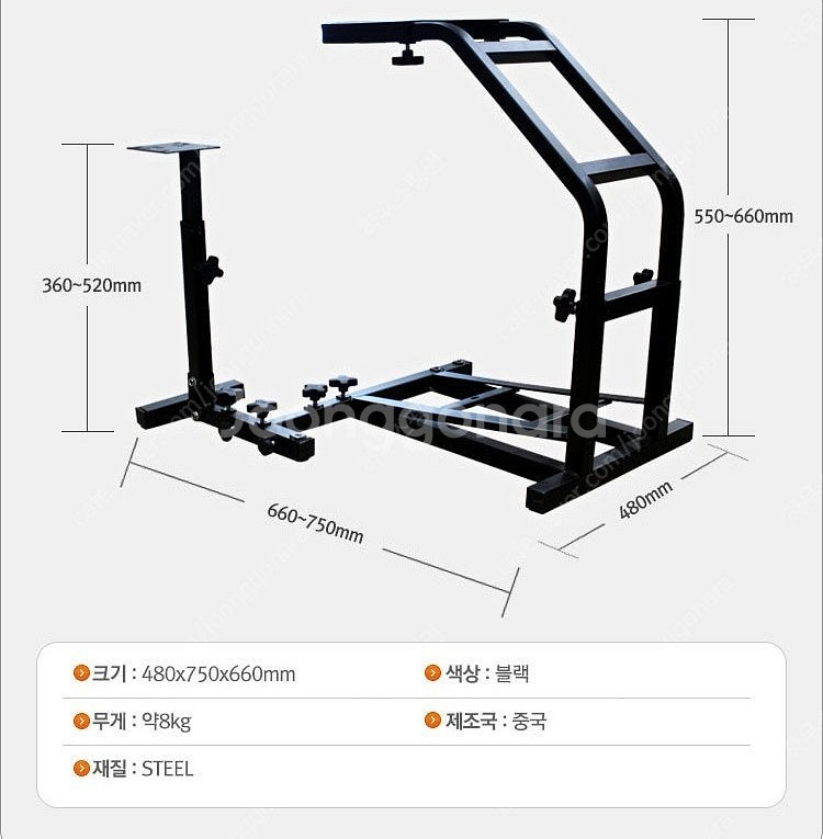 로지텍 G29 레이싱 휠 + 쉬프터 + 거치대--4