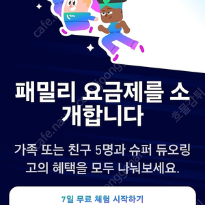 ️마지막 1자리️ 듀오링고 슈퍼 패밀리 요금제 (5명/6명)