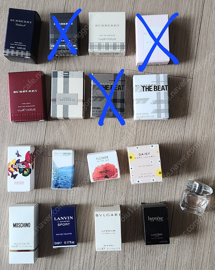 각종 향수 미니어쳐 프라다,입생추가 이미지