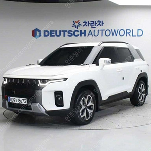 쌍용 중고차 토레스 중고차 흰색 2025년식 6,569km 1.5 GDI-T 2WD TV7 중고차 추천