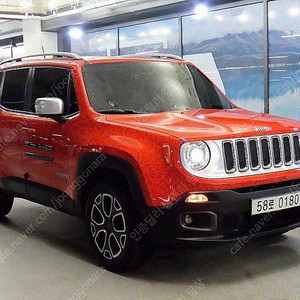 지프 레니게이드 중고 지프 자동차중고 레니게이드 중고차 빨간색 2015년식 2.0 디젤 리미티드 AWD 중고차카페
