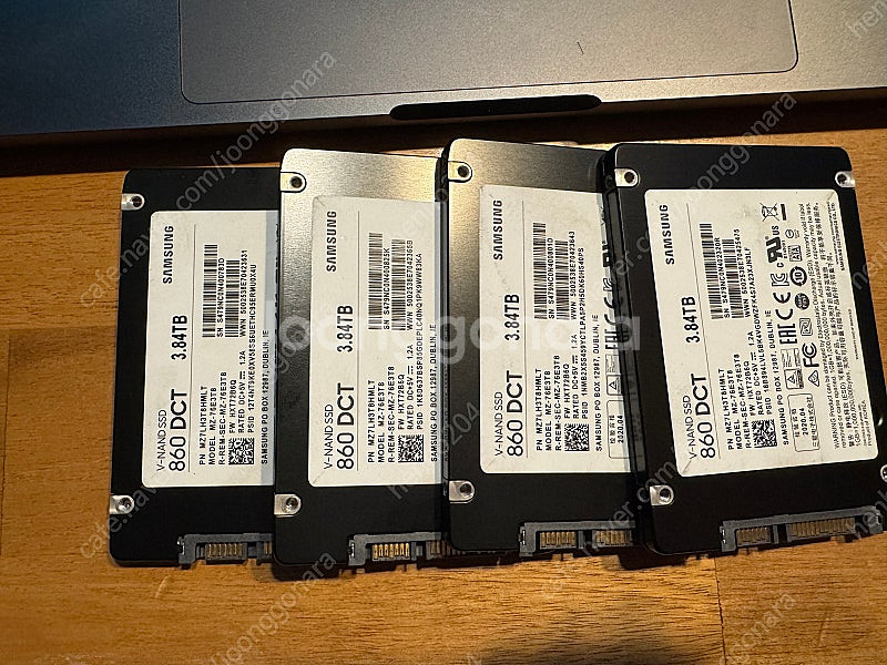 삼성 4TB SSD (3.84TB) 860 DCT--0