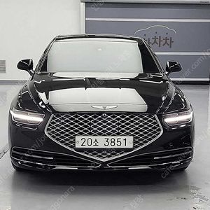 제네시스 G90 중고 제네시스 중고 가격 검정색 2019년식 3.8 GDI AWD 럭셔리 중고차카페