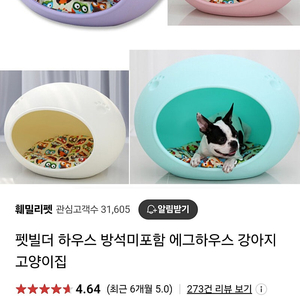 애견하우스/고양이집/강아지하우스/반려묘/반려견/에그하우스