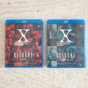 X JAPAN 엑스재팬 RETURNS 완전판 블루레이