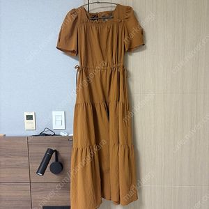 숲 셔링 퍼프 원피스
