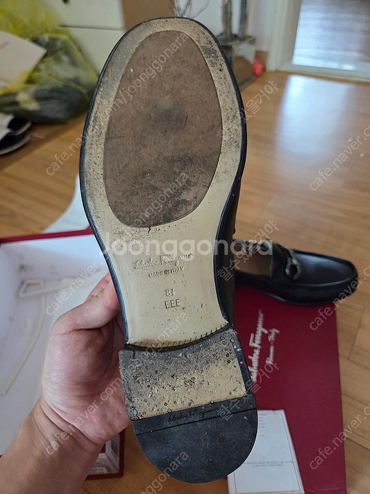 정품 페레가모 남성 로퍼 구두--7