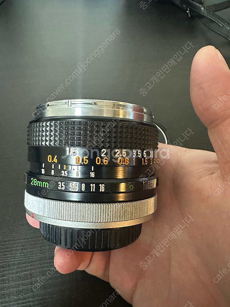 캐논 FD 28mm F3.5 크롬노즈--1