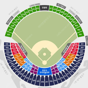 6월 17일 LG vs NC 중앙네이비 317블럭 2연석