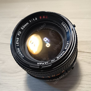 캐논 FD 50mm f1.4 올드렌즈 필름카메라 렌즈 (사진 확인 필수)