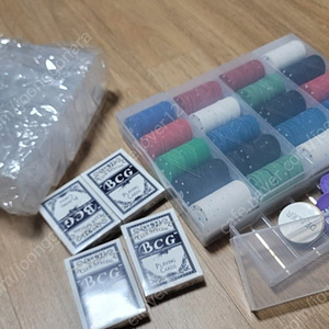 텍사스 홀덤 포커 칩, 카드 박스 등