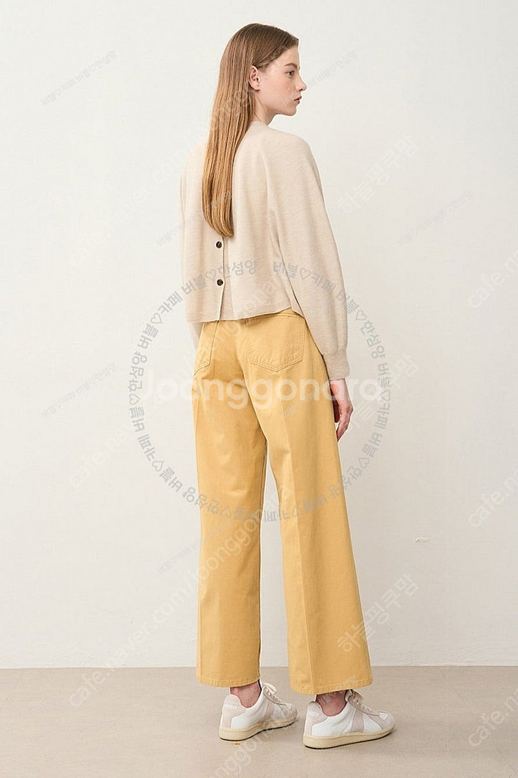 [새상품] 한섬 더캐시미어 와이드 팬츠 55--0