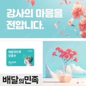 [배달의민족] 모바일상품권 3만원