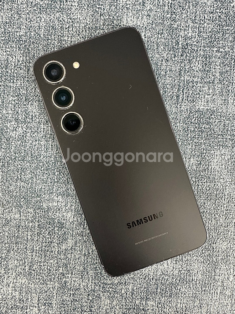 갤럭시S23 256G 블랙 무잔상 23년 10월개통 2...--0