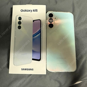 갤럭시 A15 라이트 블루 판매합니다.(신품급 개봉만한새상품)