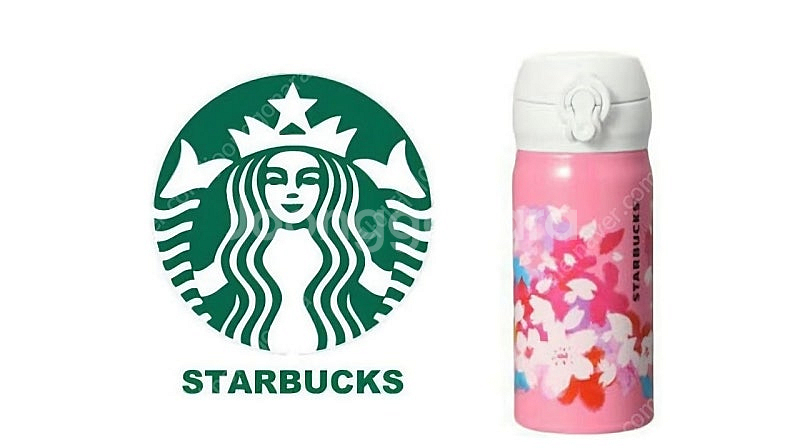 스타벅스 일본 한정 2016 사쿠라 2탄 핸디 스텐레스 보틀 350ml 새상품 팝니다--6