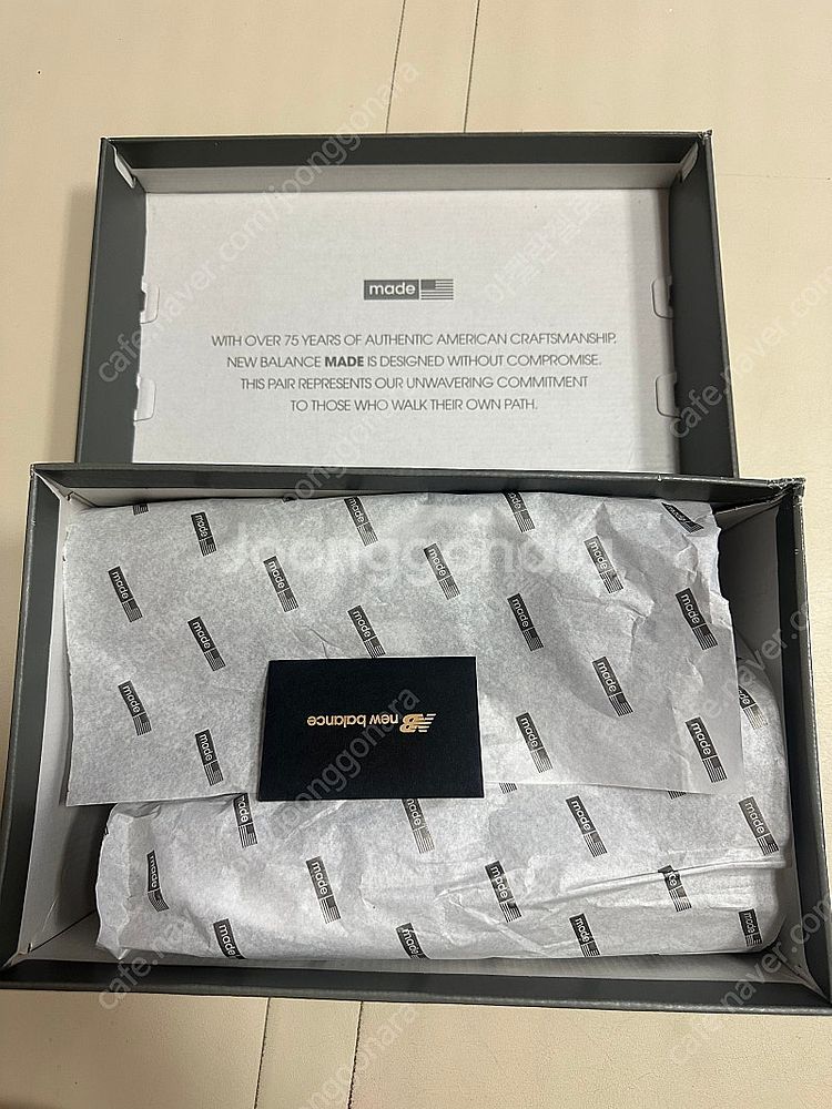 뉴발란스992뉴코탭 정품새제품260--0