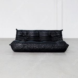 토고 소파 Togo Sofa 3 seater 블랙 레더