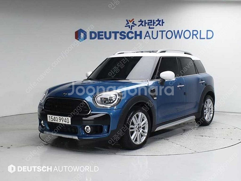 미니 컨트리맨 중고 컨트리맨 파란색 2020년식 51,...--0