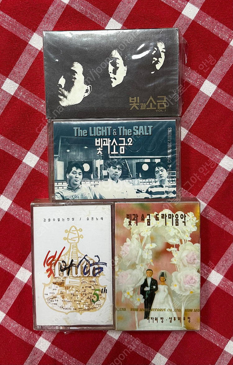 빛과소금 카세트테이프 모음 (미개봉)--0