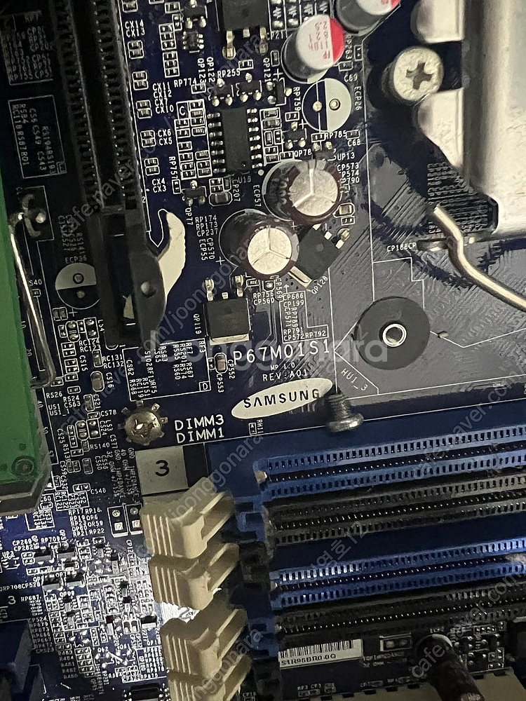 p67m01s1 메인보드 ddr3 램 cpu i5 2400 파워 본체--2