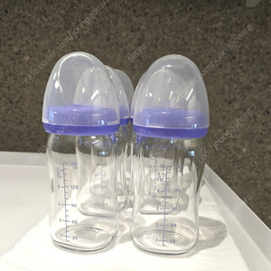 란시노 유리젖병 160ml 6개 꼭지없음