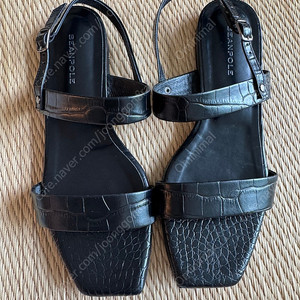 빈폴 레이디스 블랙샌들 240