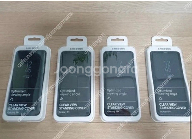 삼성 갤럭시 s9+ 정품 클리어뷰 스탠딩 케이스 팝니다--0