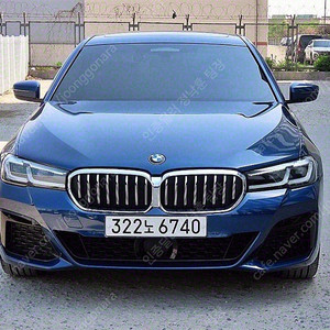 BMW 5시리즈 중고 BMW 중고 5시리즈 중고차 할부 파란색 2021년식 81,219km 530e M 스포츠 중고차구매