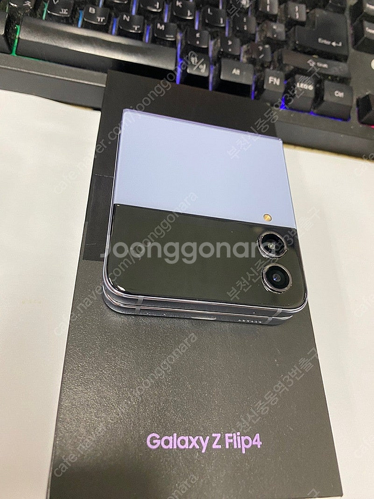 006818 갤럭시Z플립4 블루 SSS급 256GB 무...--1