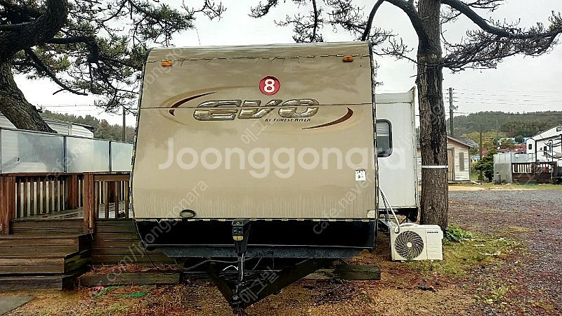 미국산 28피트 초대형 거실확장형 정박형 카라반! 농막...--3
