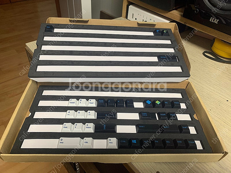 아콘 리얼 티타늄 DX 풀 알루미늄 실버 키보드--9