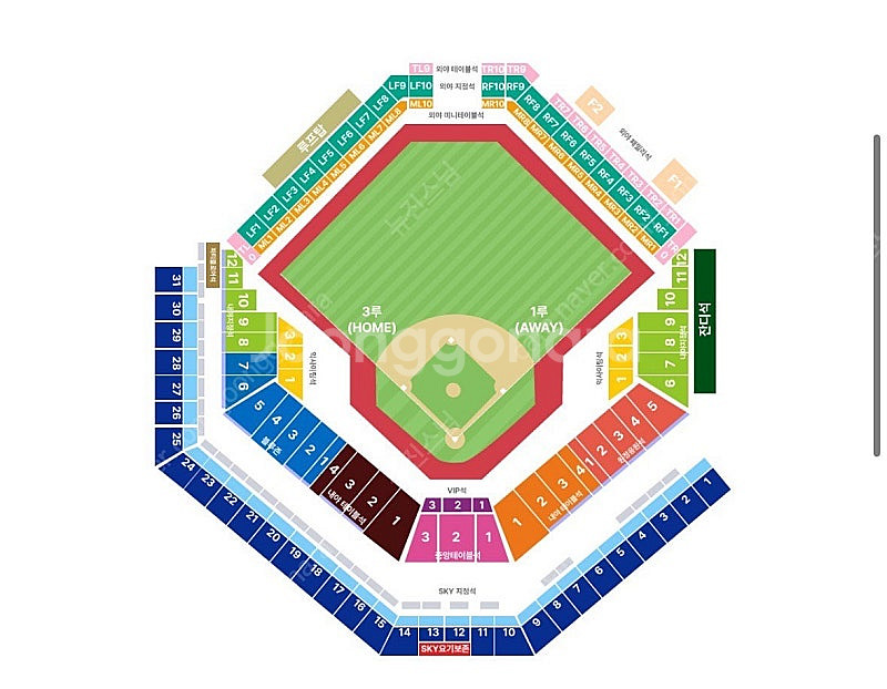 [최저가] 6/14 14일 삼성 vs KT 1루 내야지...--0