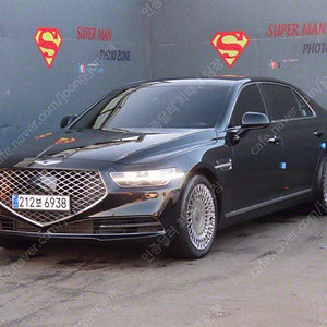 제네시스 G90 중고차 가격 제네시스 중고 검정색 2021년식 3.3 T AWD 프리미엄 럭셔리 실매물인증중고차