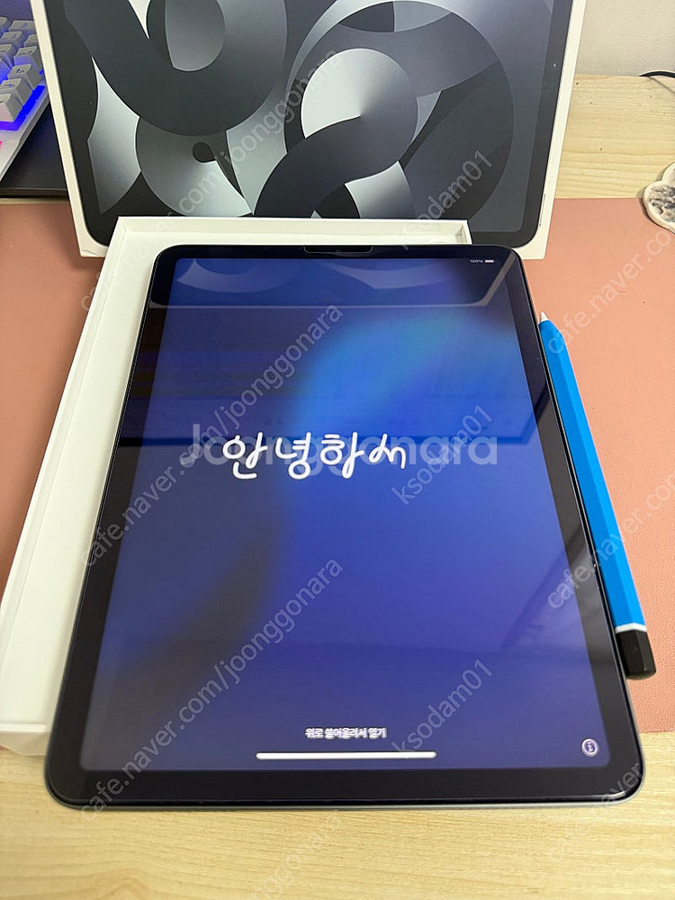 S급 아이패드 에어5 64기가 와이파이 스그+애펜2--0