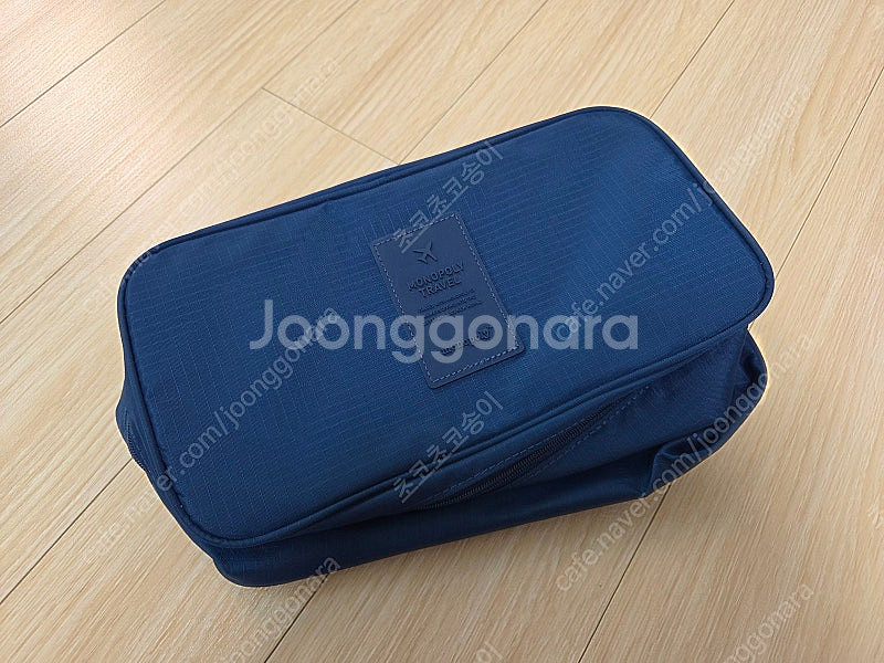 모노폴리 여행용 속옷 파우치 (블루)--0