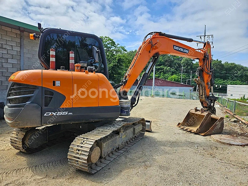 두산 02 DX55 5L 2021년식 가동 1600 코...--2