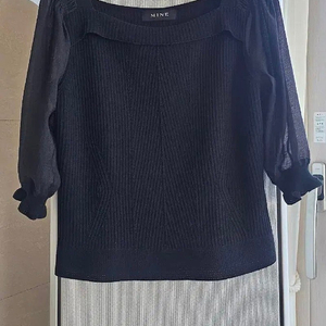 마인 반팔 니트