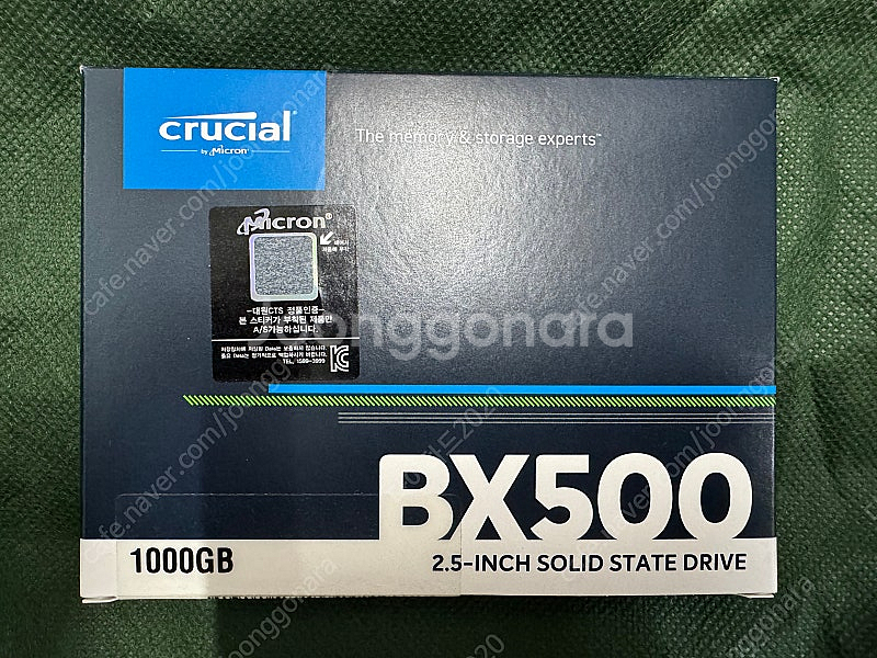 마이크론 BX500 2.5인치 1TB SSD 대원CTS--0